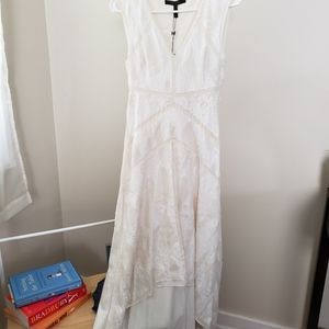 BCBG Salma Ivory Sequin Dress